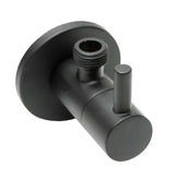 Optima kutni ventil s polugom u crnoj mat boji pro za zatvaranje dovoda vode