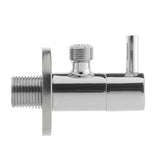 Optima kutni ventil u krom izvedbi s ručicom pro za upravljanje dovodom vode