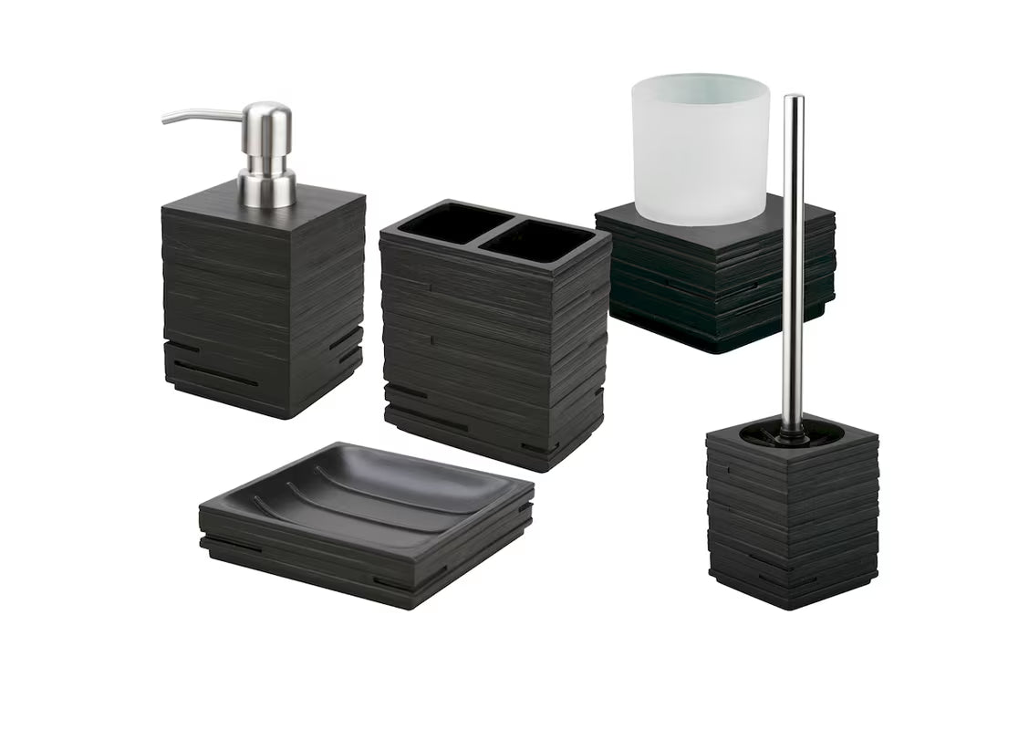 Smeđa samostojeći  posuda Optima Salea modernog četvrtastog dizajna za kupaonicu.