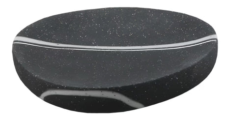 Samostojeći  posuda za sapun Optima Sidao u crnoj mat izvedbi s modernim dizajnom