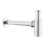 Kromirani dizajnerski sifon za umivaonik Optima Chrome promjera 32 mm pro za modernu kupaonicu.