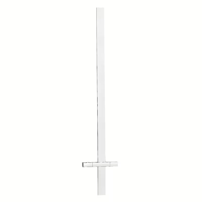 Kvadratna tuš šipka Optima Chrome s kliznim držačem, duljina 68 cm
