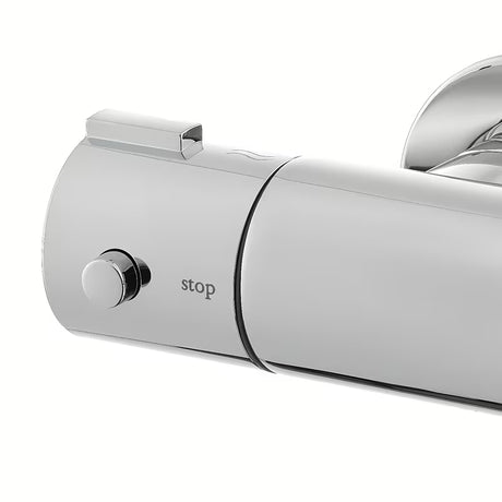 Termostatska zidna miješalica za kadu Optima Chrome u krom izvedbi bez tuš seta.