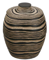 Smeđi samostojeći  kutija s poklopcem Optima Soreta modernog okruglog dizajna za kupaonicu.