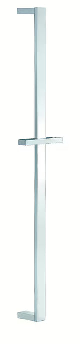 Kvadratna tuš šipka Optima Chrome s kliznim držačem, duljina 68 cm