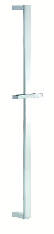 Kvadratna tuš šipka Optima Chrome s kliznim držačem, duljina 68 cm