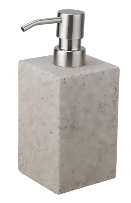 Samostojeći  dozator za tekući sapun Optima Supera u boji light-limestone.