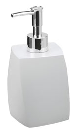 Bijeli samostojeći  dozator sapuna Optima Suza za kupaonicu