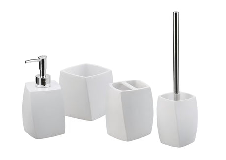 Bijeli samostojeći  dozator sapuna Optima Suza za kupaonicu