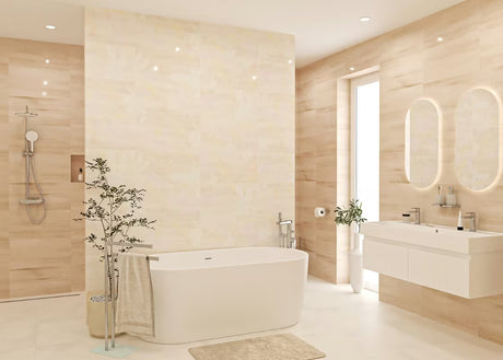 Podna miješalica za kadu Optima Chrome pro samostojeći  kadu s tuš setom u krom izvedbi.