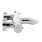 Termostatska zidna miješalica za kadu Optima Chrome u krom izvedbi bez tuš seta.