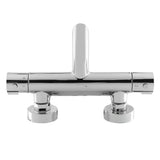 Termostatska zidna miješalica za kadu Optima Chrome u krom izvedbi bez tuš seta.