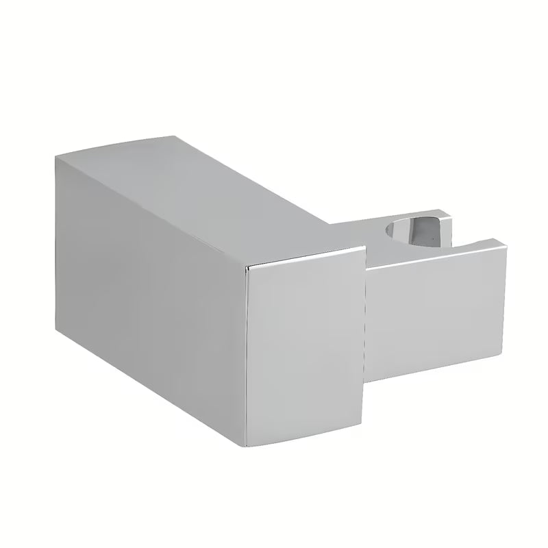 Set za Kadu Optima u krom izvedbi, kvadratnog dizajna, s ručnom tuš-slušalicom, držačem i tuš-crijevom.