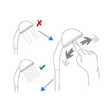 Set za Kadu Optima u krom izvedbi, kvadratnog dizajna, s ručnom tuš-slušalicom, držačem i tuš-crijevom.