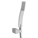 Optima set za kadu u krom izvedbi s ručnim tušem, držačem i tuš crijevom