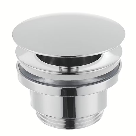 Optima Chrome kromirana neuzatvoriva odvod za umivaonik s uklonjivom kapicom