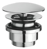 Optima Chrome kromirana neuzatvoriva odvod za umivaonik s uklonjivom kapicom