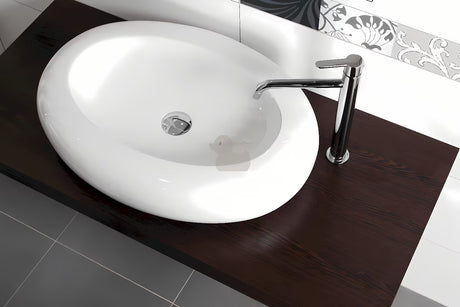 Optima Chrome kromirana neuzatvoriva odvod za umivaonik s uklonjivom kapicom