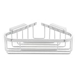 Kutna zidna žičana posuda za sapun Optima Wire program u izvedbi chrome od kromiranog mesinga.