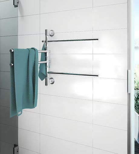 P.M.H. Fenix električni sušač ručnika od poliranog nehrđajućeg čelika sa zakretnim krakovima