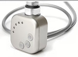 Električni grijač za radijator P.M.H. Chrome-matt u metalik srebrnoj izvedbi s termostatom
