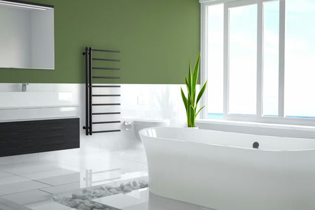 Crni kombinirani radijator P.M.H. Apollo 500x1140 mm sa središnjim priključkom 50 mm