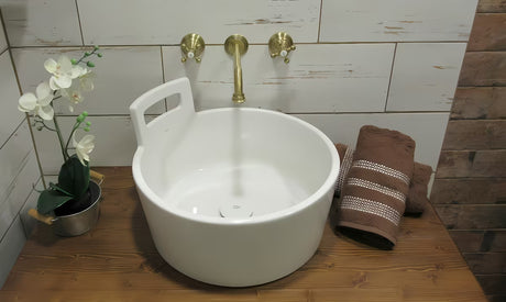 Paffoni Belinda podžbukna ventilna miješalica za umivaonik u brončanoj izvedbi