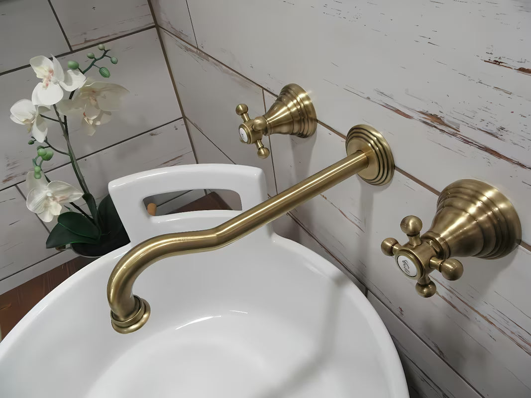 Paffoni Belinda podžbukna ventilna miješalica za umivaonik u brončanoj izvedbi