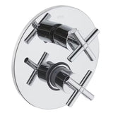 Paffoni Cruz podžbukna ventilna tuš i miješalica za kadu s križnom ručkom u krom izvedbi