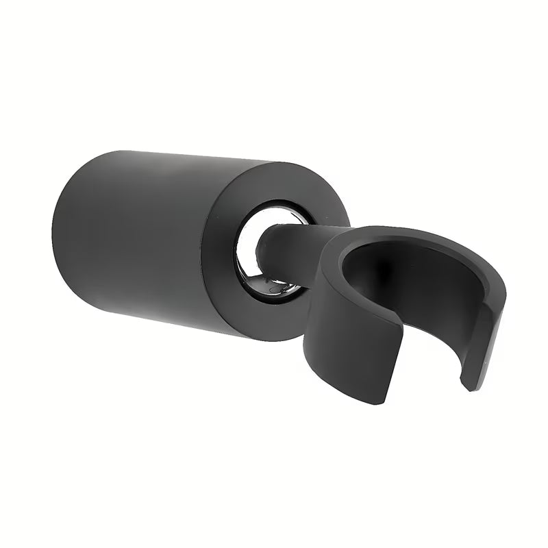 Zidna miješalica za tuš Paffoni Light u mat crnoj boji s ručnim tušem i crijevom