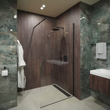 Podžbukni tuš sustav Paffoni Light u crnoj boji s dvije funkcije