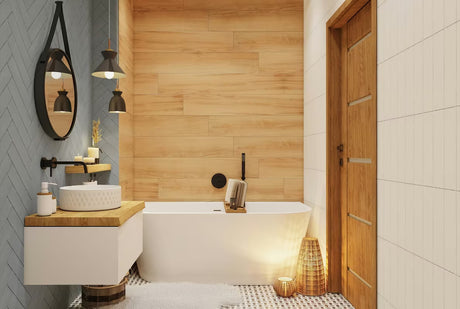 Podžbukna miješalica za umivaonik Paffoni Light u crnoj mat izvedbi s ručicom