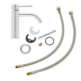 Kromirana jednoručna baterija stojeća miješalica za umivaonik Paffoni Light bez odvoda