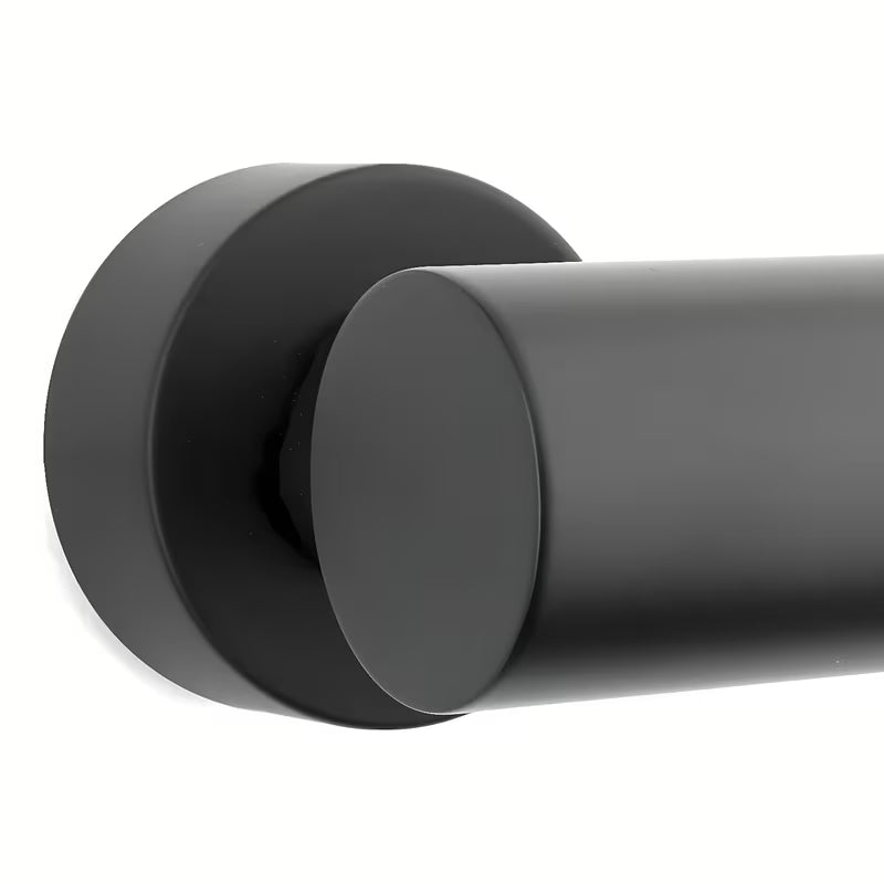 Jednoručna Baterija zidna miješalica za kadu Paffoni Light s tuš setom u crnoj mat izvedbi.