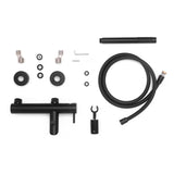 Jednoručna Baterija zidna miješalica za kadu Paffoni Light s tuš setom u crnoj mat izvedbi.