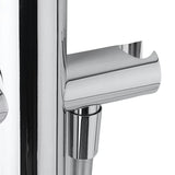 Kromirana podna miješalica za kadu Paffoni Light pro samostojeći  za kadu s tuš setom