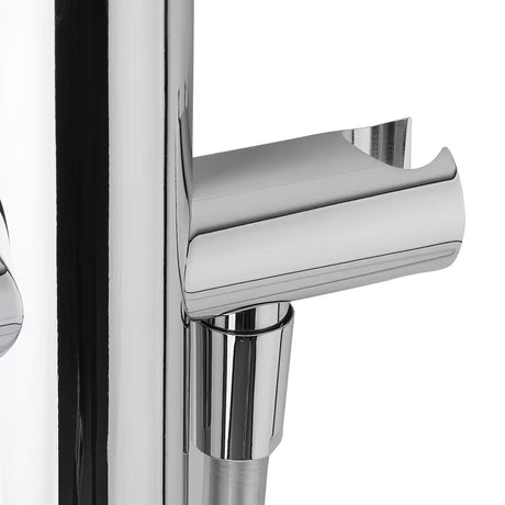 Kromirana podna miješalica za kadu Paffoni Light pro samostojeći  za kadu s tuš setom