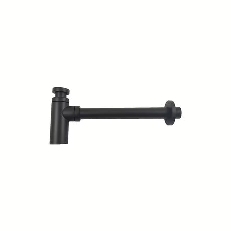 Metalni sifon Paffoni Light u mat crnoj boji pro za umivaonik s priključkom G 1/2".