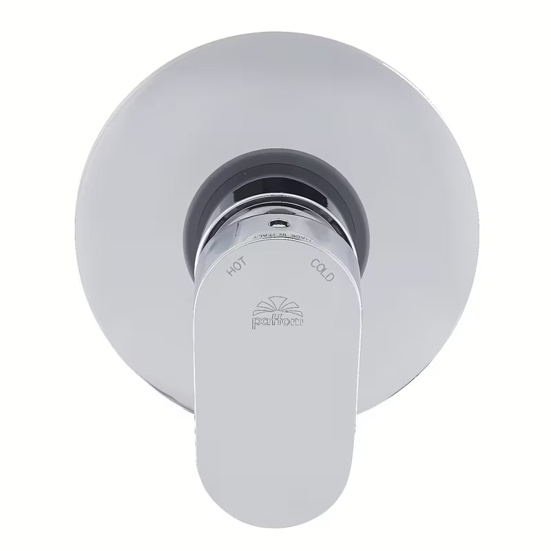 Paffoni Pavia podžbukna jednoručna baterija miješalica za tuš u kromiranoj izvedbi zaobljenog dizajna