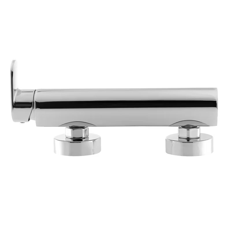 Krom zidna jednoručna baterija miješalica za tuš Paffoni Pavia zaobljenog dizajna