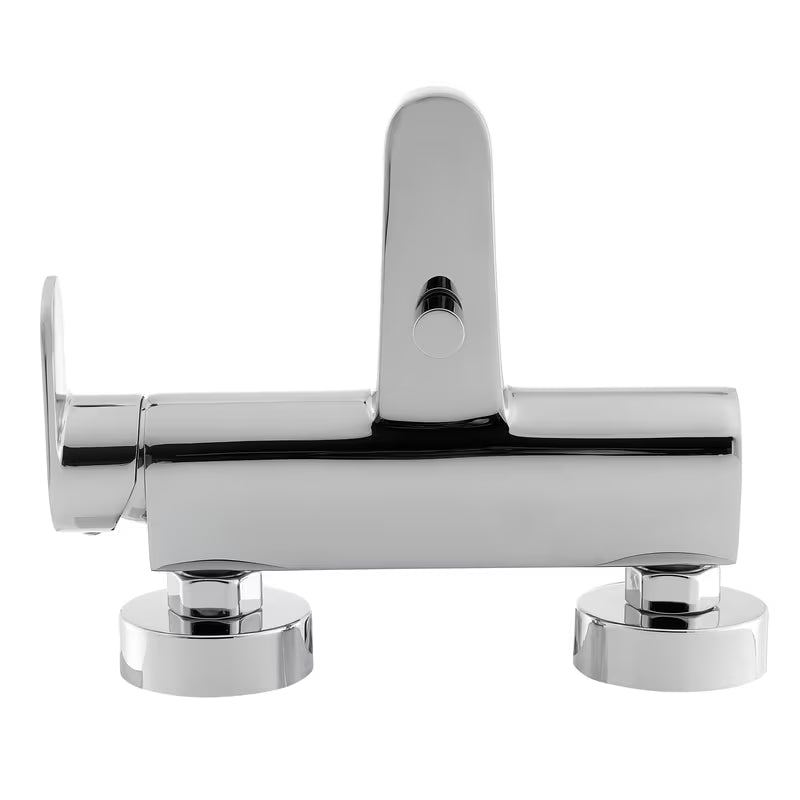 Jednoručna Baterija zidna miješalica za kadu Paffoni Pavia u krom izvedbi sa zaobljenim dizajnom