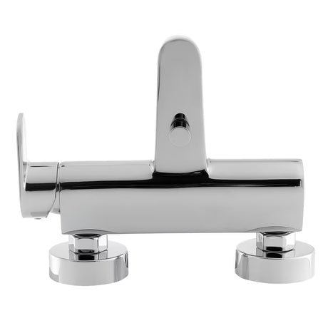 Jednoručna Baterija zidna miješalica za kadu Paffoni Pavia u krom izvedbi sa zaobljenim dizajnom