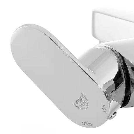 Jednoručna Baterija zidna miješalica za kadu Paffoni Pavia u krom izvedbi sa zaobljenim dizajnom