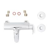 Jednoručna Baterija zidna miješalica za kadu Paffoni Pavia u krom izvedbi sa zaobljenim dizajnom