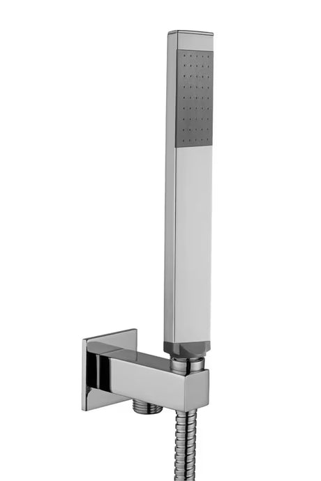 Kromirani zidni podžbukni priključak s tuš setom Paffoni