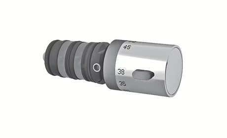 Kromirani zamjenski termostatska kartuša Paffoni pro termostatske miješalice iz serije Birillo.