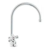 Paffoni Ricordi ventilna stojeća miješalica za sudoper s okretnim izljevom u krom izvedbi