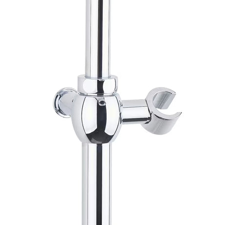 Metalni tuš sustav Paffoni Ricordi u retro dizajnu s nadglavnom i ručnom tuš slušalicom u izvedbi chrome.