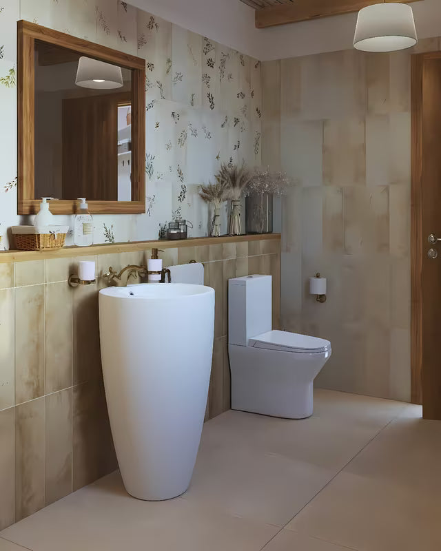 Paffoni Ricordi ventilna stojeća miješalica za umivaonik u brončanoj izvedbi s retro dizajnom