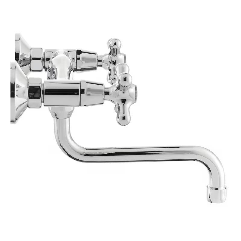 Paffoni Ricordi zidna miješalica za umivaonik s ventilskim upravljanjem u krom izvedbi